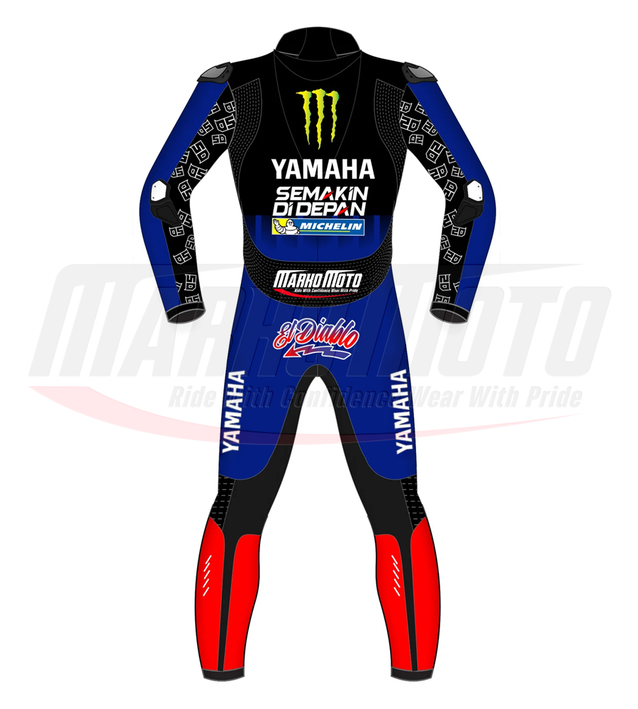 Monster Yamaha Motorcycle Racing Leather Suit Franco Morbidelli MotoGP 2022 1pcs & 2pcs