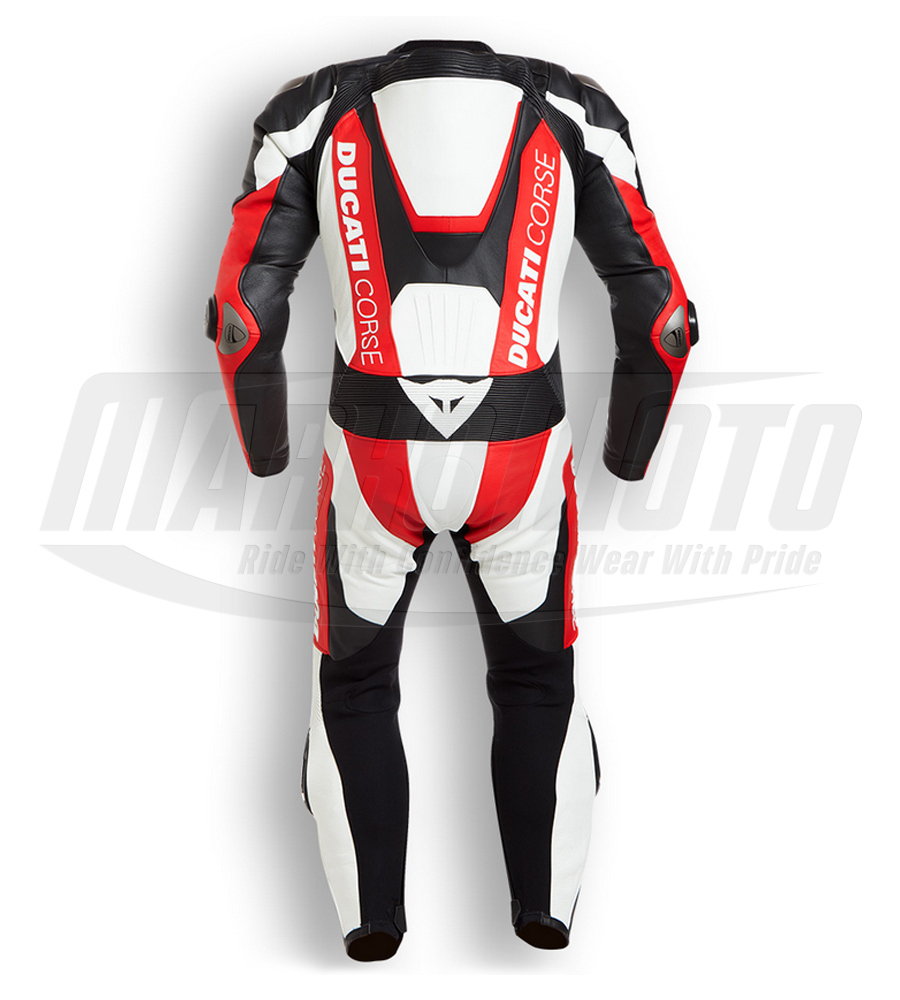 Ducati Corse D-Air C2 Perforated Racing Suit Motorcycle Leather Race Suit With CE Approved Armor Protection 1pcs & 2pcs