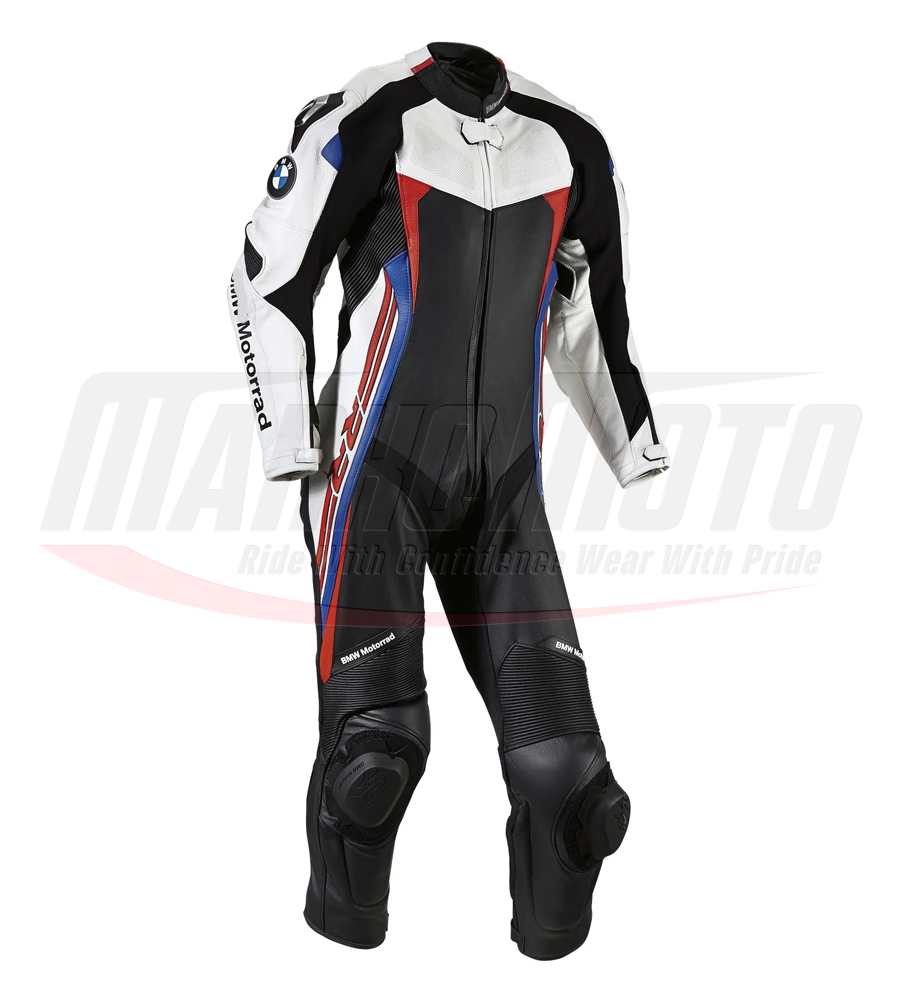 BMW Rr Motorrad Motorcycle Cowhide and kangaroo Leather Racing Suit 1pc & 2pc