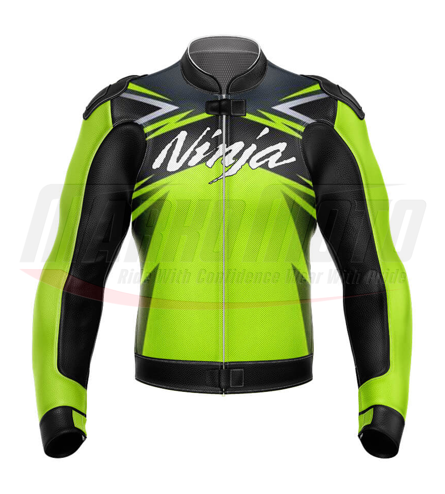 Kawasaki Ninja 2021 Motorcycle Racing Leather Jacket for Men & Women
