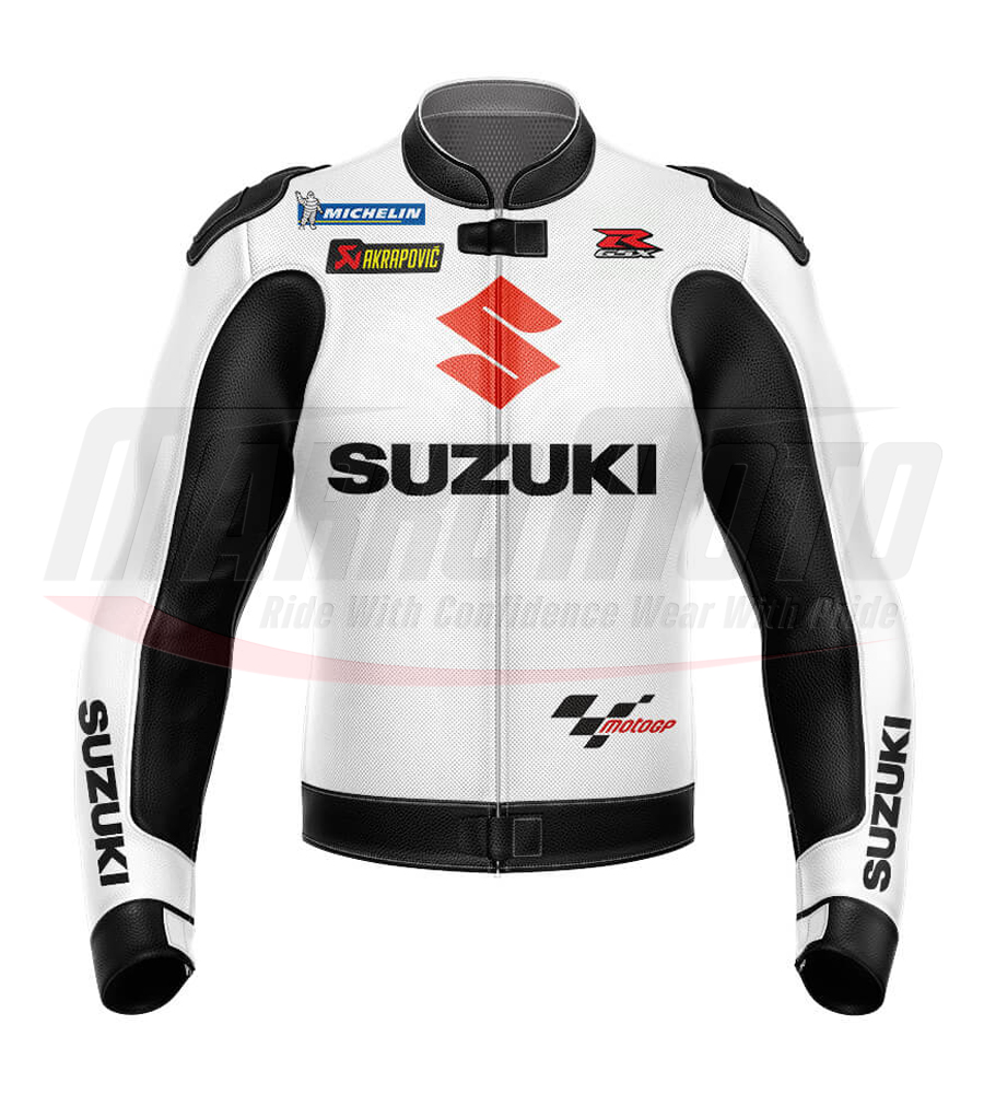 Suzuki GXSR Motorbike Racing Jacket - MotoGP Jackets for Men & Women