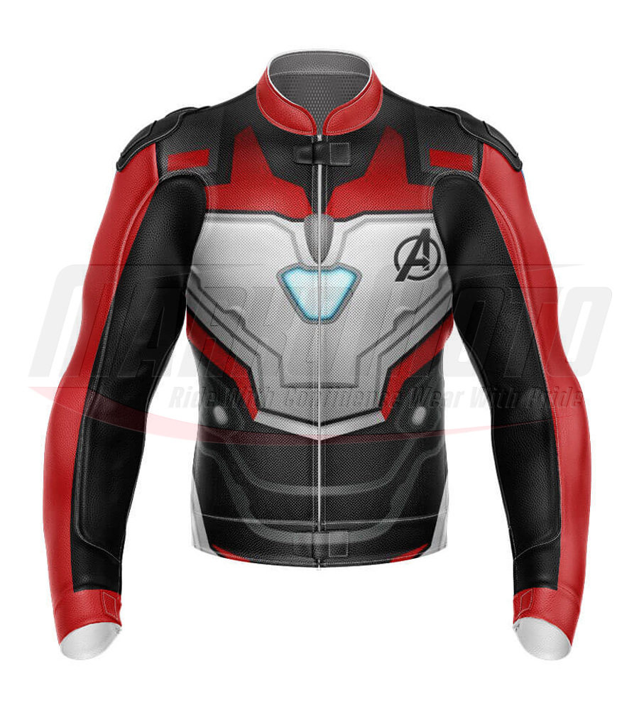 Avengers Motorbike Racing Jacket - Avengers Leather Jacket for Men & Women