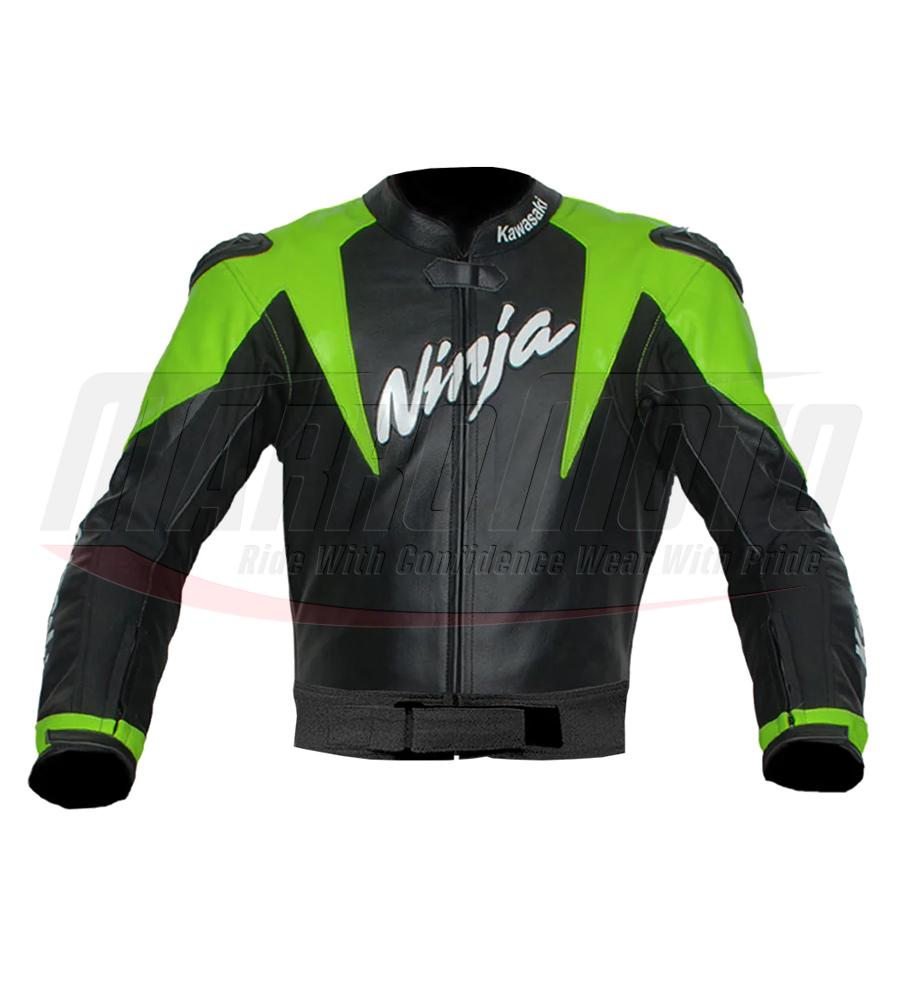 Kawasaki Ninja Motorbike Racing Leather Jacket for Men & Women