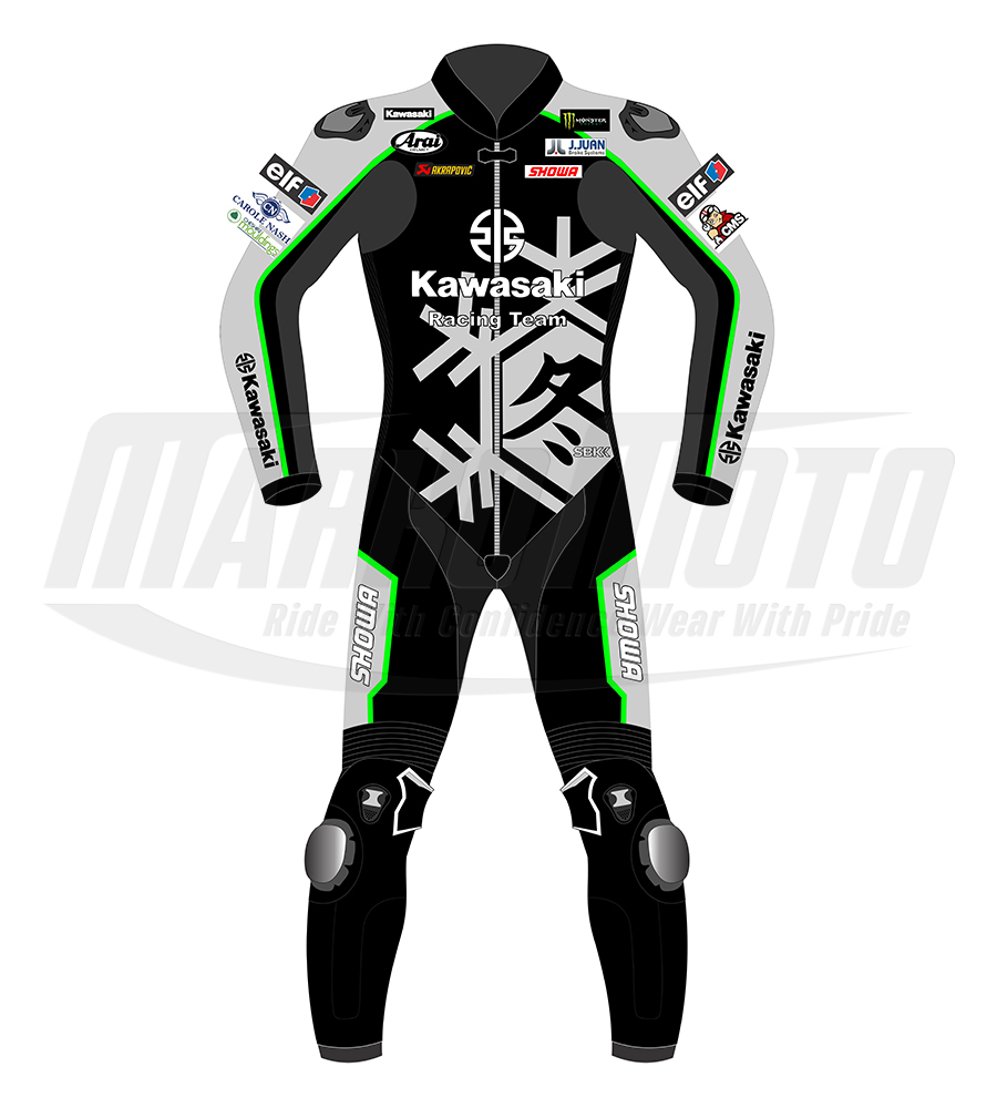 Motorcycle Leather Suits Motorcycle Jonathan Rea Kawasaki Jerez Test 2023 1pcs & 2pcs