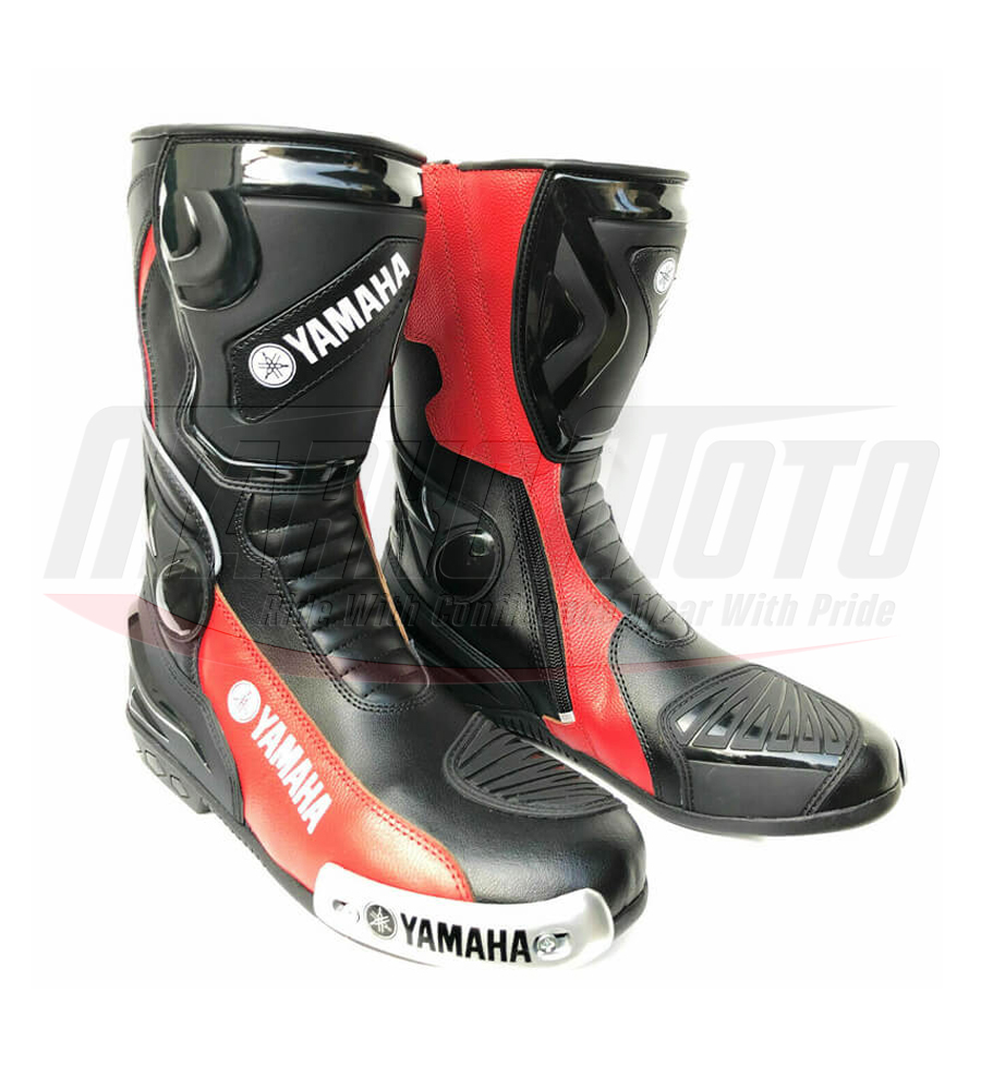Yamaha Motorbike Biker Boot Motorcycle Racing Leather Boot