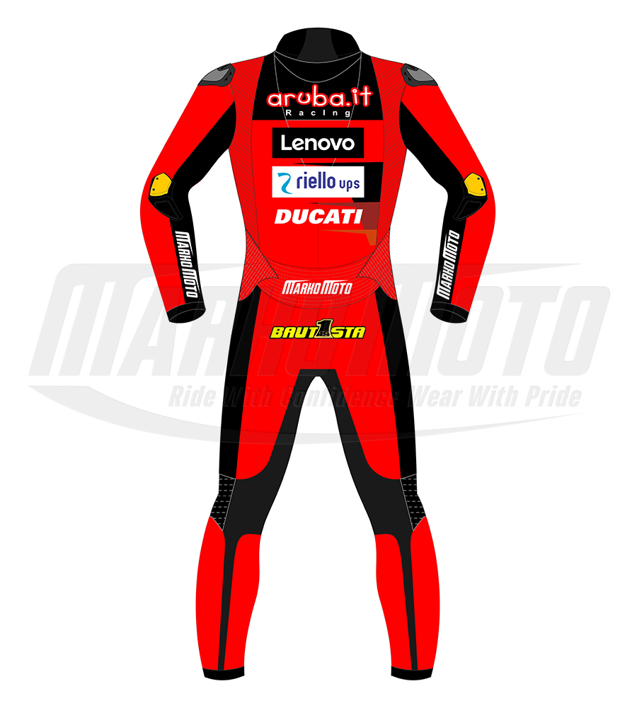 Ducati Aruba.it Racing Leather Suit Alvaro Bautista Ducati WSBK 2023 1pcs & 2pcs