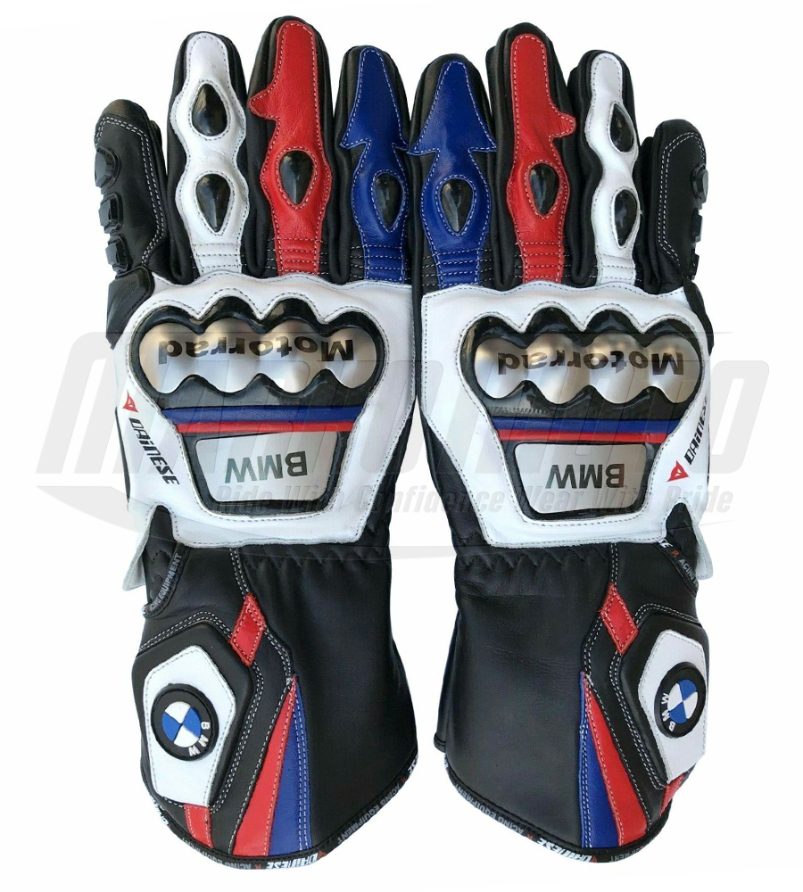 BMW Motorrad Motorcycle Motorbike Racing Leather Gloves MotoGP Racing Gloves