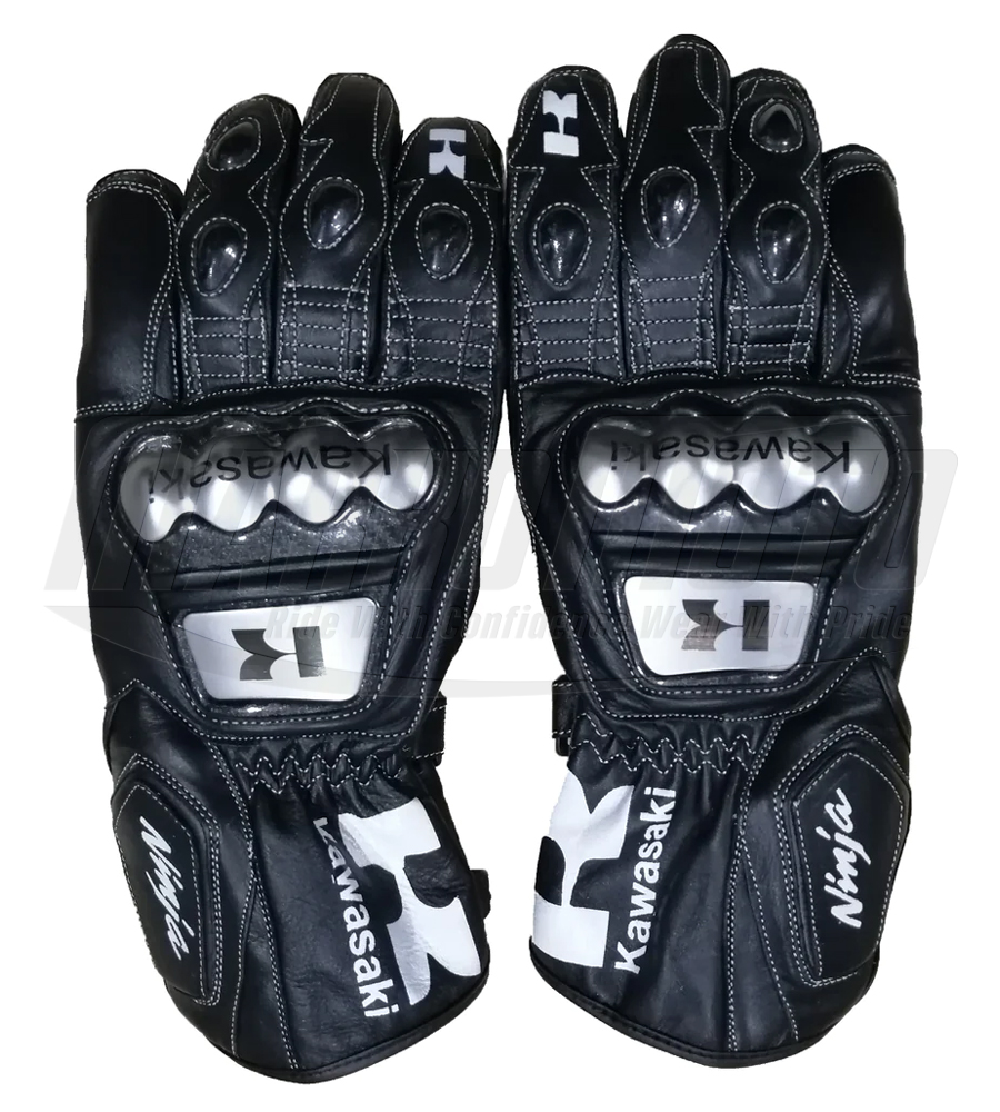 Suzuki Hayabusa Motorcycle Motorbike Racing Leather Gloves MotoGP Racing Gloves