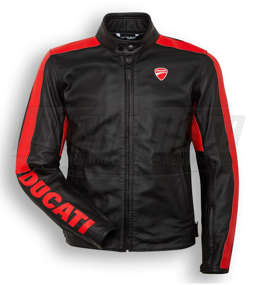 Ducati Company C4 Riding Jacket Kangaroo and Cowhide Leather Race Jacket For Men & Women