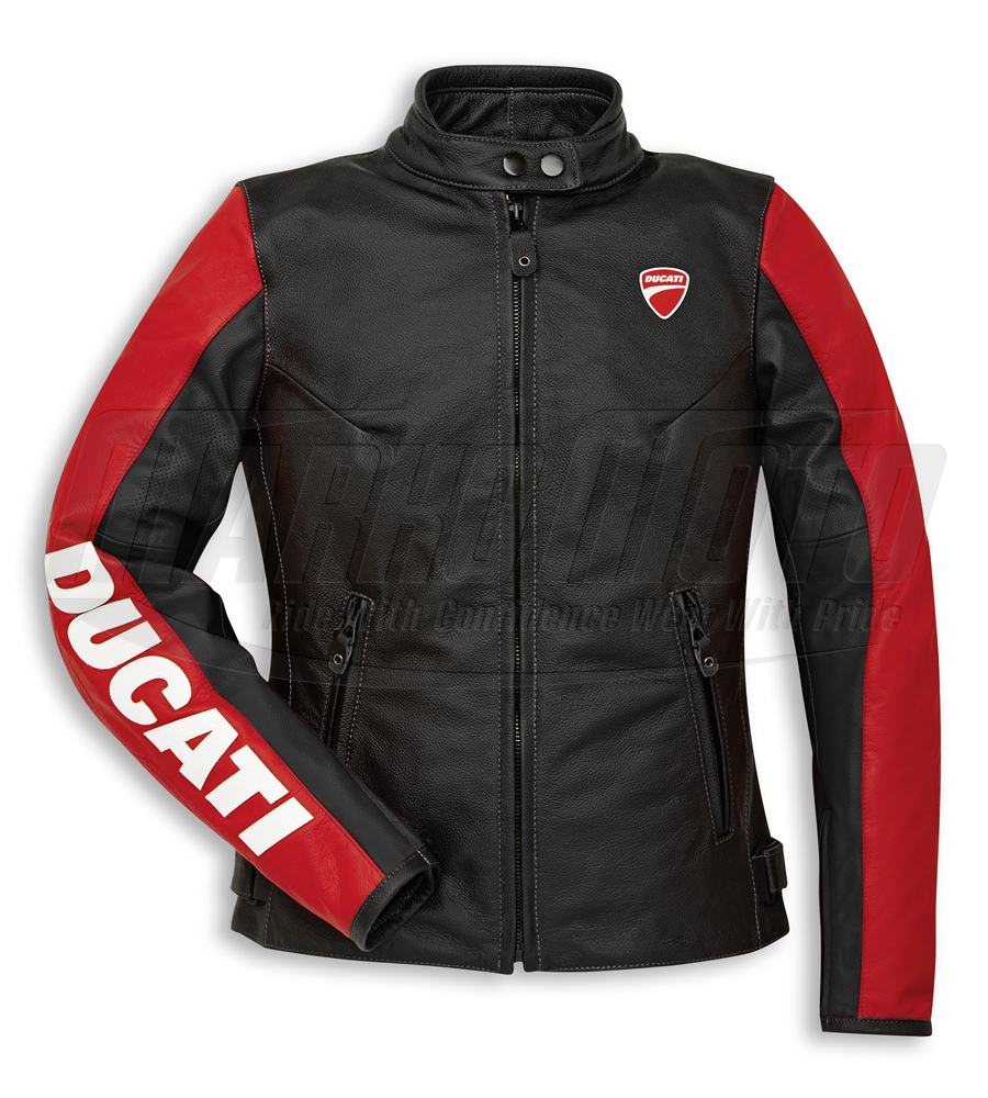 Ducati Company C3 Riding Jacket Kangaroo and Cowhide Leather Racing Jacket CE Approved For Men & Women