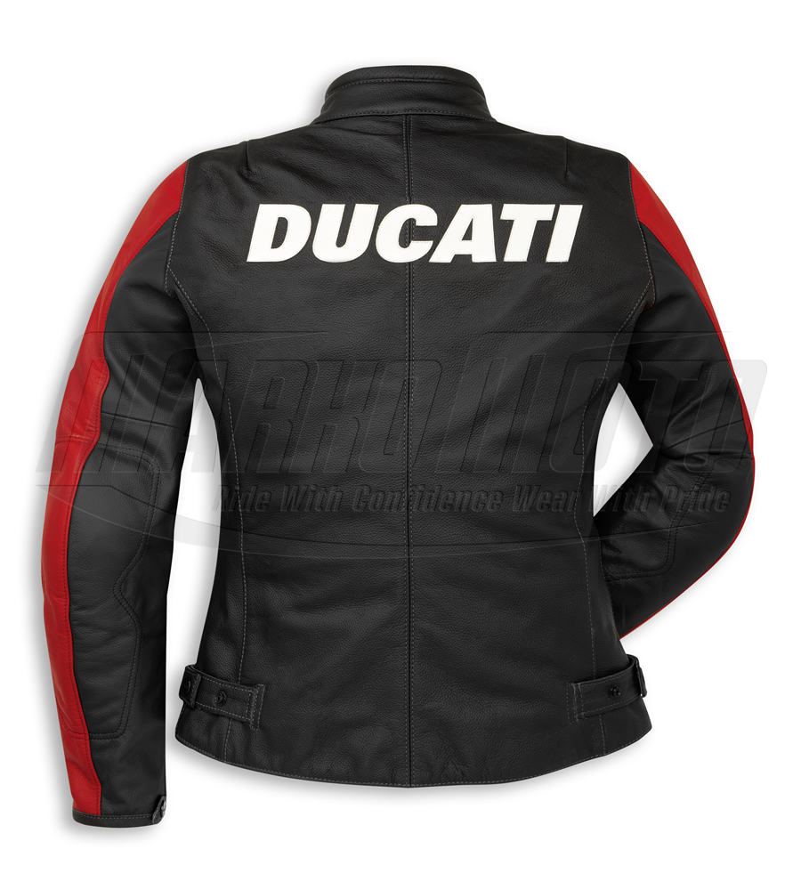 Ducati Company C3 Riding Jacket Kangaroo and Cowhide Leather Racing Jacket CE Approved For Men & Women