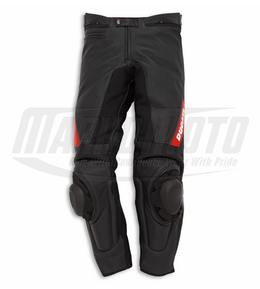 Ducati Sport C2 Riding Pant Kangaroo and Cowhide Leather Racing Pant CE Approved For Men & Women