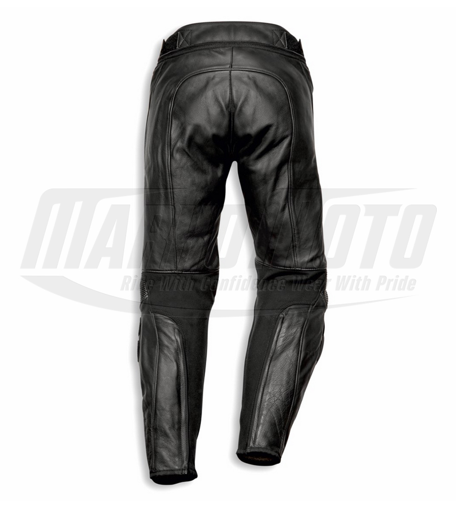 Ducati Sport C2 Riding Pant Kangaroo and Cowhide Leather Racing Pant CE Approved For Men & Women