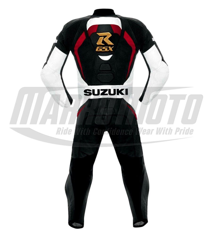 Suzuki R GSX Motorcycle Cowhide and Kangaroo Leather Racing Suit 1pcs & 2pcs