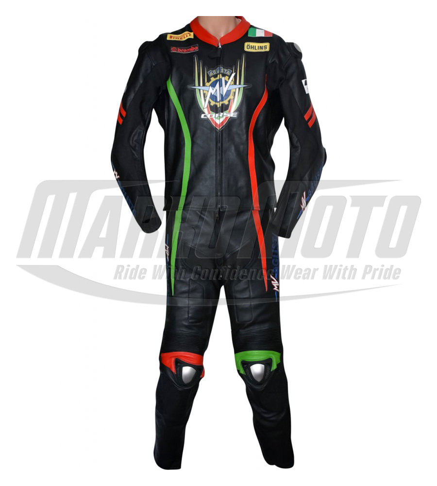 Honda Rothmans Racing Classic Kangaroo & Cowhide Leather Motorcycle Racing Suit 1pc & 2pc