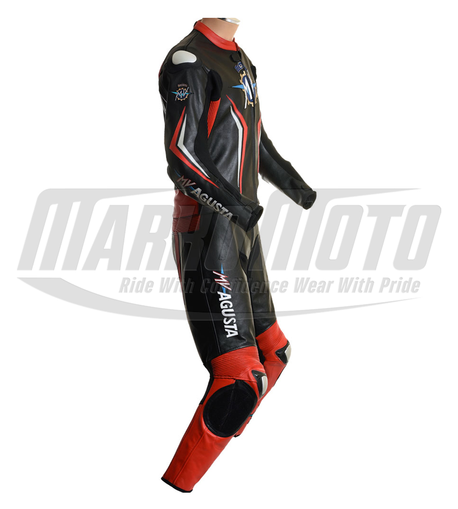 MV Agusta WSB Track Pro Motorcycle Leather Racing Suit 1pc & 2pc