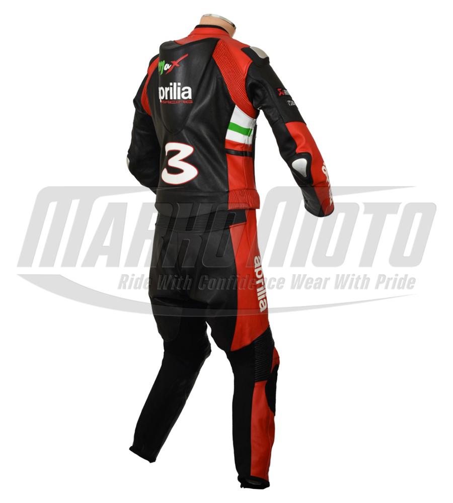 Aprilia Racing Max Italia Motorcycle Leather Racing Suit 1pc & 2pcs