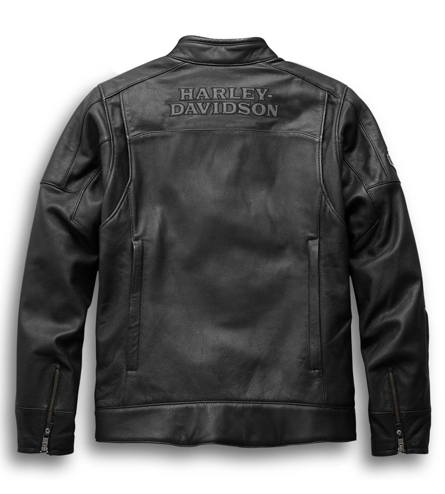 Men's Harley-Davidson Triple Vent Passing Link II Motorcycle Riding Original Leather Jacket