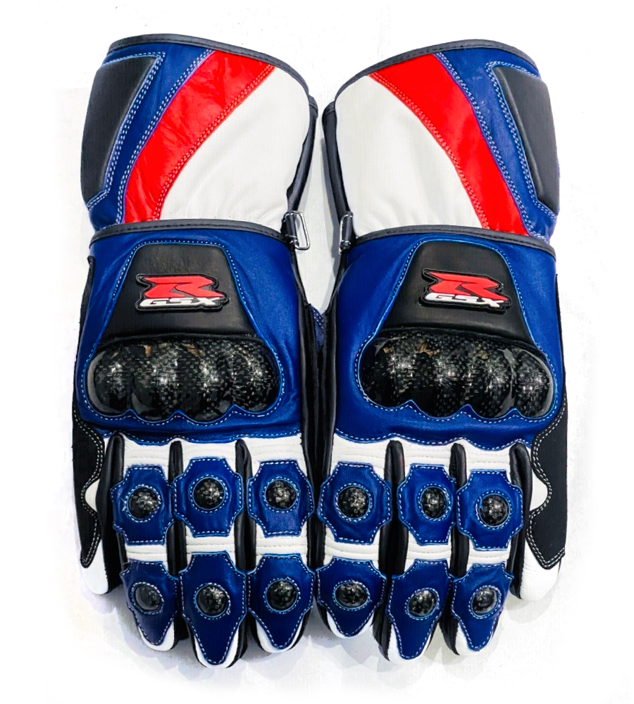 Yamaha Motorbike/ Motorcycle Racing Leather Gloves