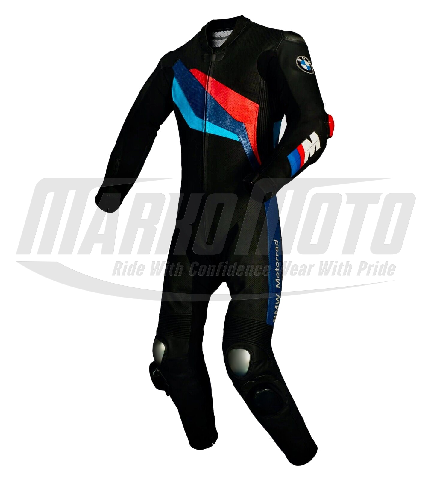 BMW Motorrad Motorbike Black Leather Racing Suit 2023 1pcs & 2pcs