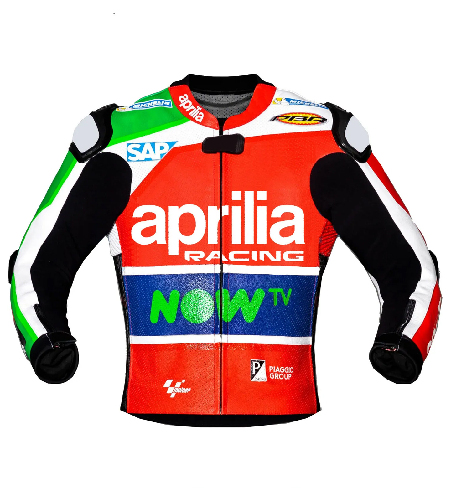 Aprilia MotoGP Motorcycle Racing Genuine Leather Jacket