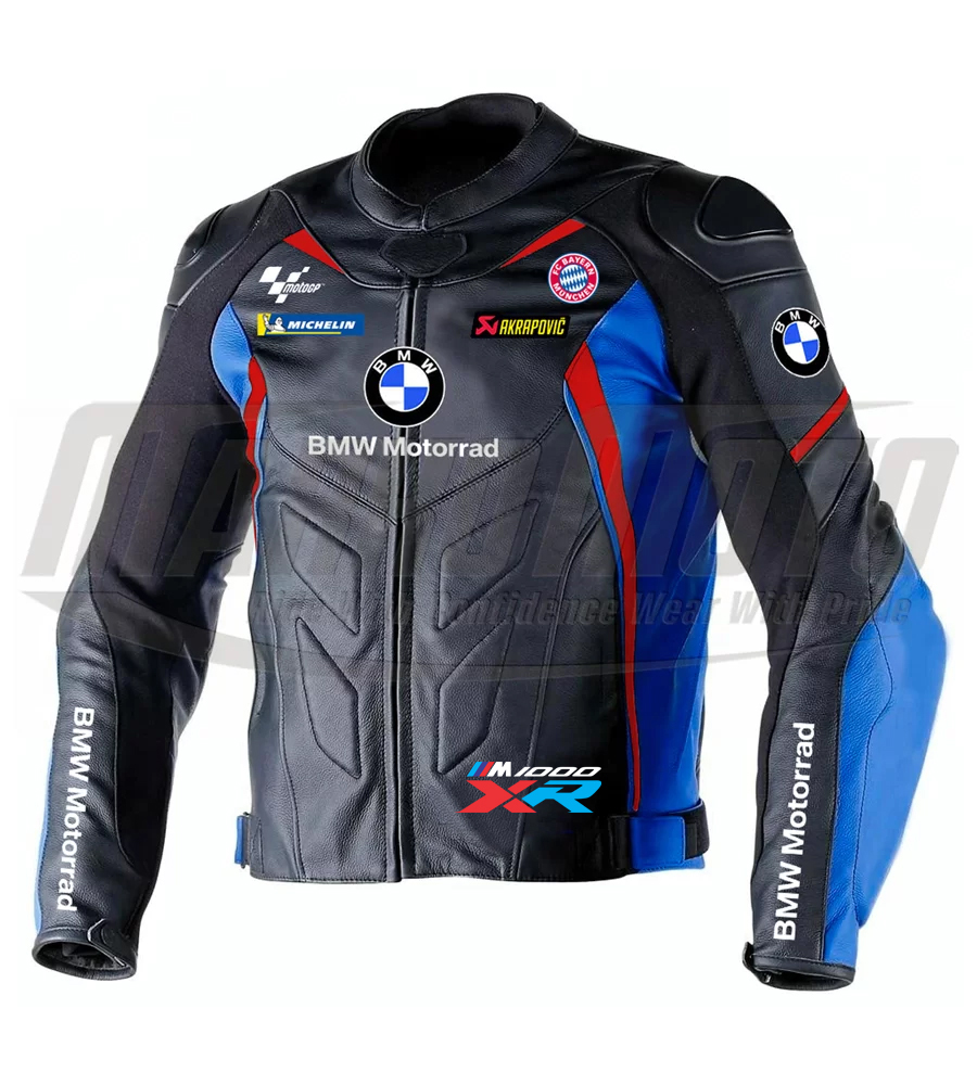 BMW Motorrad M1000XR Motorcycle Leather Racing Jacket For Men & Women